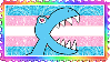 LD Goodie transgender flag glittery